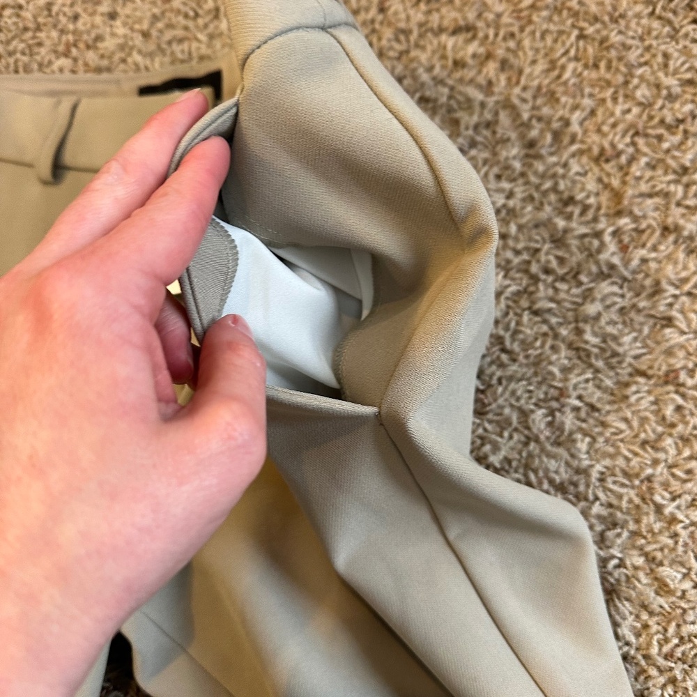 NWT Express Beige/Taupe Mid Rise Boot Supersoft Twill Pant - 4R - Picture 14 of 16